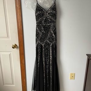Black size 2 prom dress from David’s Bridal